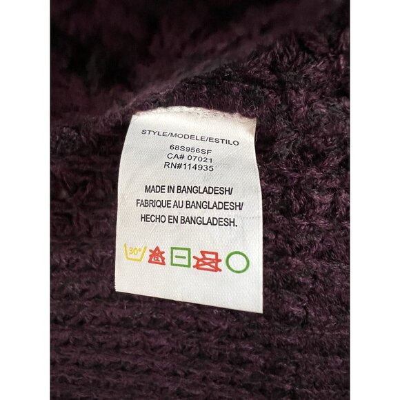 RD Style Montoya Open Knit Cardigan Sweater~Size XS~Deep Purple Stitch Fix L7 07 - Picture 10 of 11